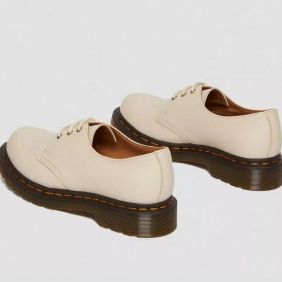 🩵NIB Dr. Martens Parchment Beige Virginia Leather 1461 Oxfords Size 10 - Picture 15 of 16